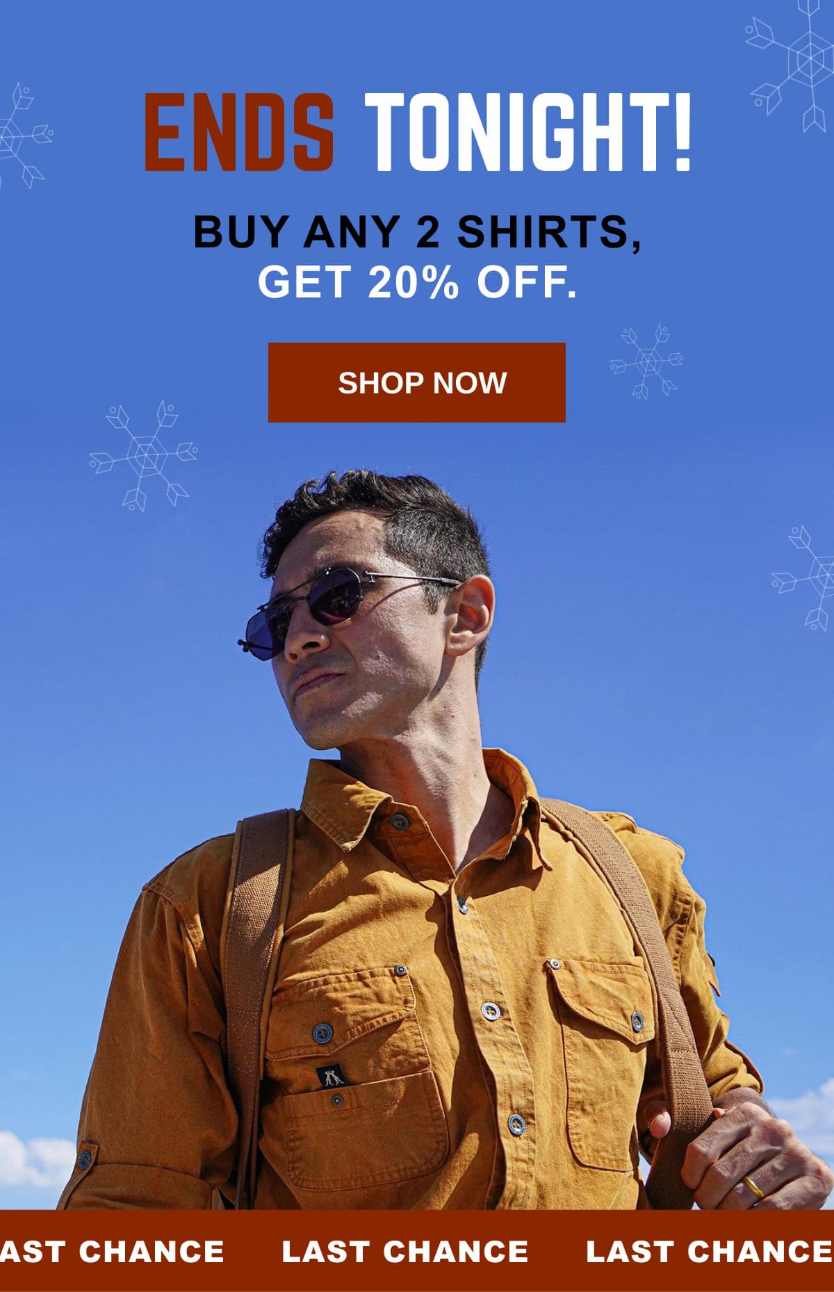 Ends tonight!